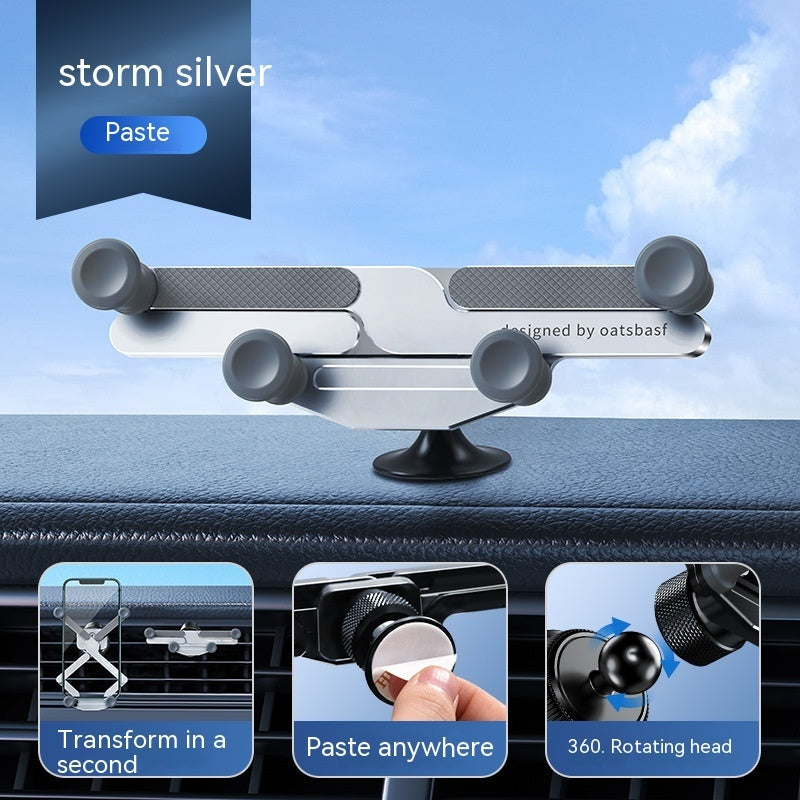 New Invisible Alloy On-board Bracket Paste Gravity Bracket - 图片 8
