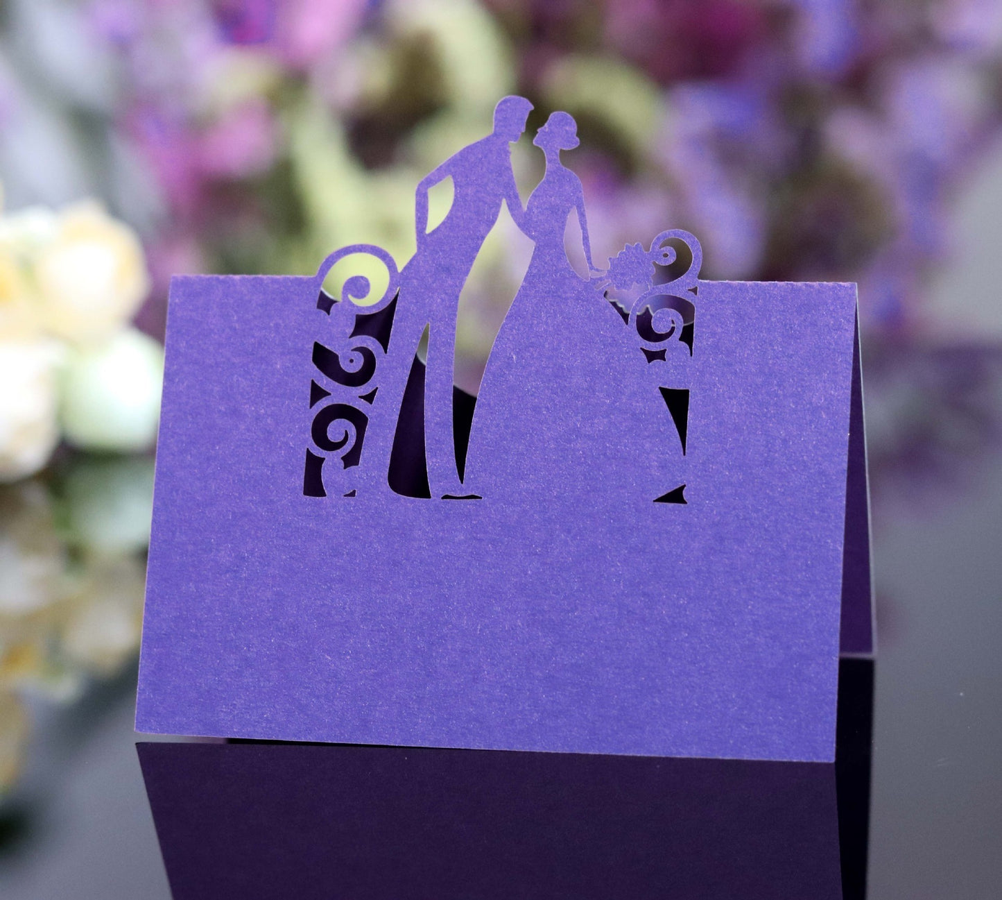 Wedding Bridegroom Bride Seat Card Laser Hollow Name Table Card Blue Name Sign-in Desk 9f74ded2 6546 48a2 a50e e4958fb8583f