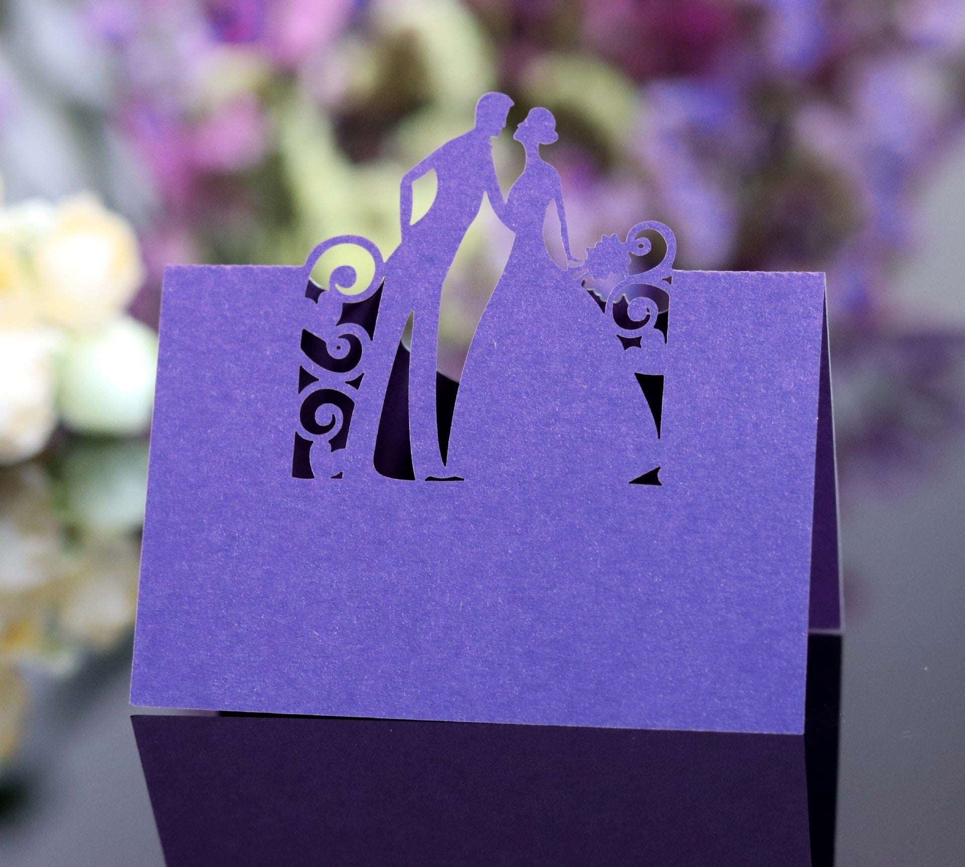 Wedding Bridegroom Bride Seat Card Laser Hollow Name Table Card Blue Name Sign-in Desk 9f74ded2 6546 48a2 a50e e4958fb8583f