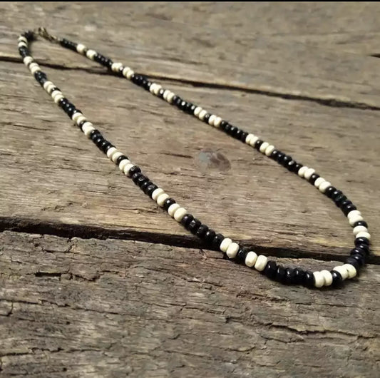 Men's Beaded Tribal Necklace Coir Surf 9f8b6b9b 65b2 4ce6 8664 c5705c8888df