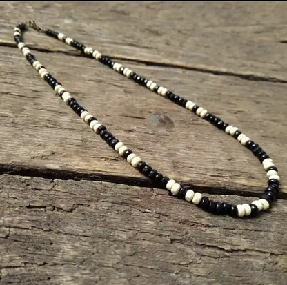 Men's Beaded Tribal Necklace Coir Surf 9f8b6b9b 65b2 4ce6 8664 c5705c8888df 4cd50f63 2182 420a a1a4 aea828498948
