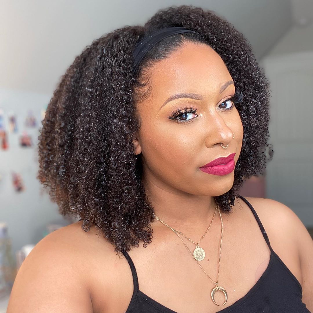Black Hand Curl Small Curly Tube Binding Twist Fluffy Afro Wig 9fa96dd4 c6c2 41b7 8688 a69aefbc9f40