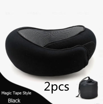 Travel Neck Pillow Non-Deformed Airplane Pillow Travel Neck Cushion Durable U-Shaped Travel Memory Cotton Nap Neck Pillow 9fa