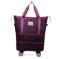 New Universal Wheel Travel Bag With Double-layer Dry And Wet Separation Fitness Yoga Shoulser Bags Sports Fitness Large Capac