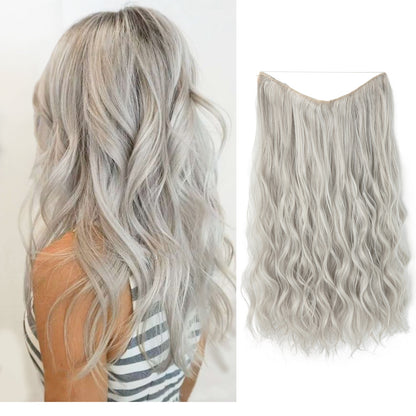 European And American Style Women Corn Curler Fishing Thread Long Curly Hair  Wig 9fcd477a ada0 457c b0e9 48e540c3c1f1