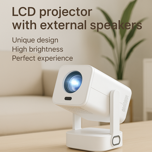 C360 Mini Smart Projector – Portable 720P LED, 300 ANSI Lumens, Android 13.0 C360 projector