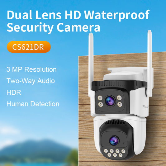HD Dual - Lens Security Camera - Your 24/7 Surveillance Powerhouse CS621DR 1
