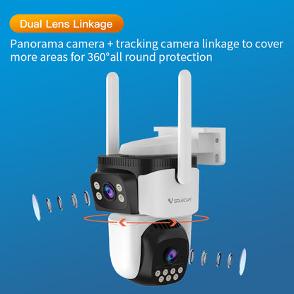 HD Dual - Lens Security Camera - Your 24/7 Surveillance Powerhouse CS621DR 2