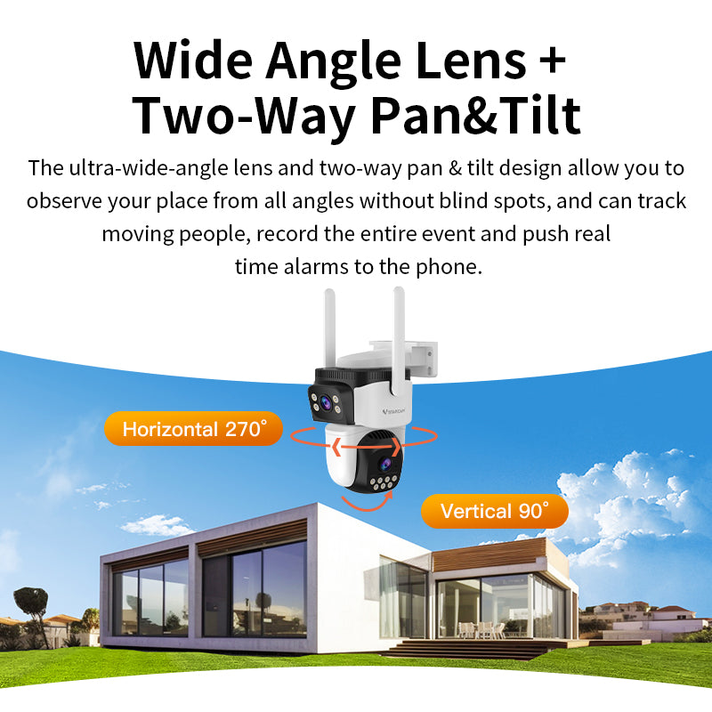 HD Dual - Lens Security Camera - Your 24/7 Surveillance Powerhouse CS621DR 4