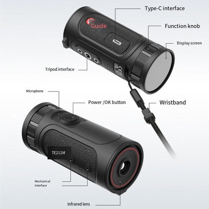 Guide Raider TE211M Thermal Imager – 205g Pocket-size Infrared Camera