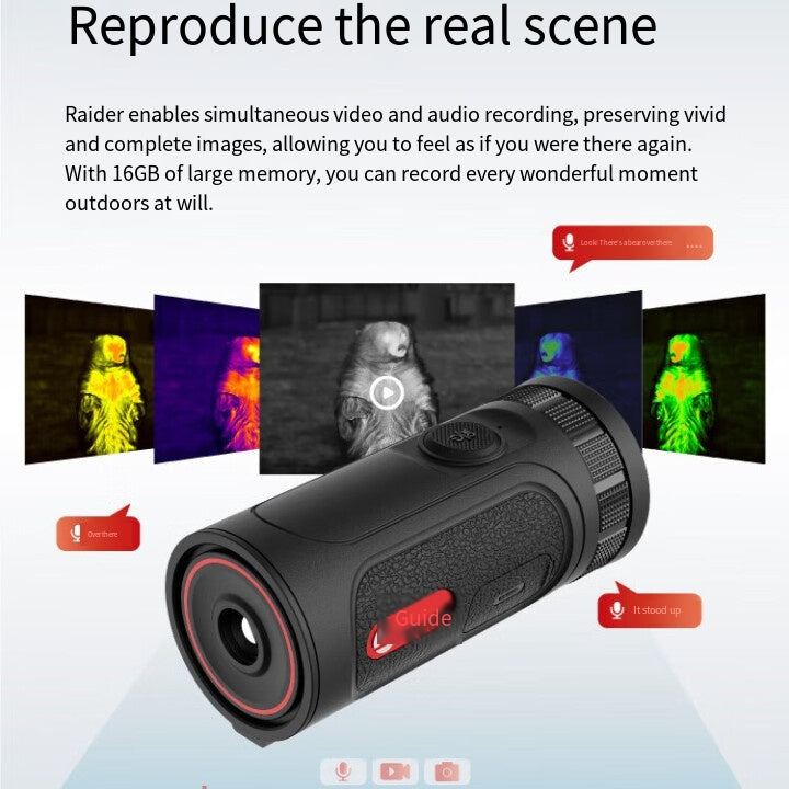 Guide Raider TE211M Thermal Imager – 205g Pocket-size Infrared Camera