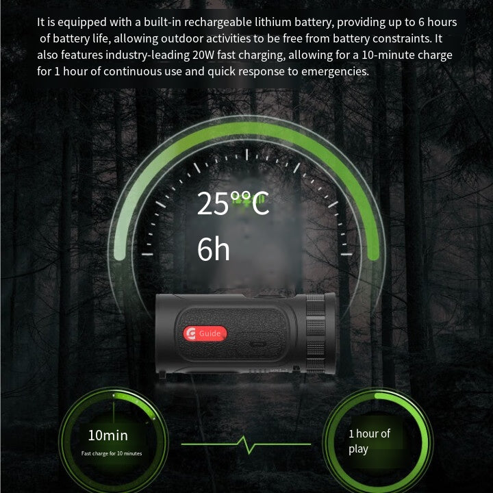 Guide Raider TE211M Thermal Imager – 205g Pocket-size Infrared Camera