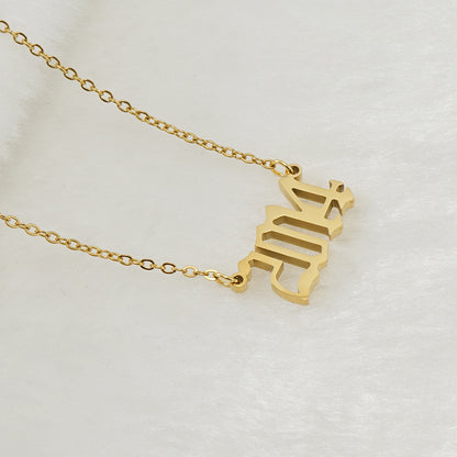 18K Stainless Steel 1990-2020 Year Necklace - HD Wireless Product #28