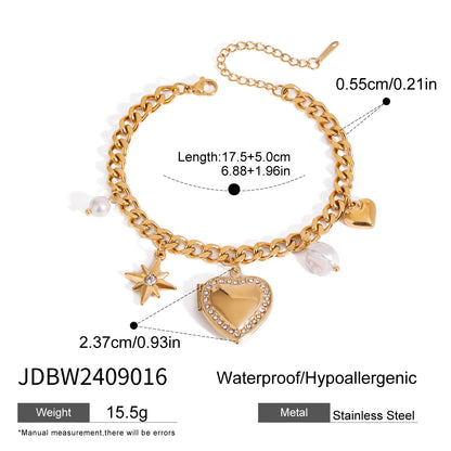 Love Chain Bracelet Fashion Titanium Steel Pearl Bow Bracelet O1CN011rxdbl2ElaSxtVPJP  2210913638785 0 cib