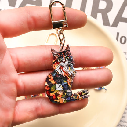 Animal Theme Cartoon Cat Puppy Acrylic Keychain O1CN011uTRqS1YpyPbYDFx5  2218854153109 0 cib