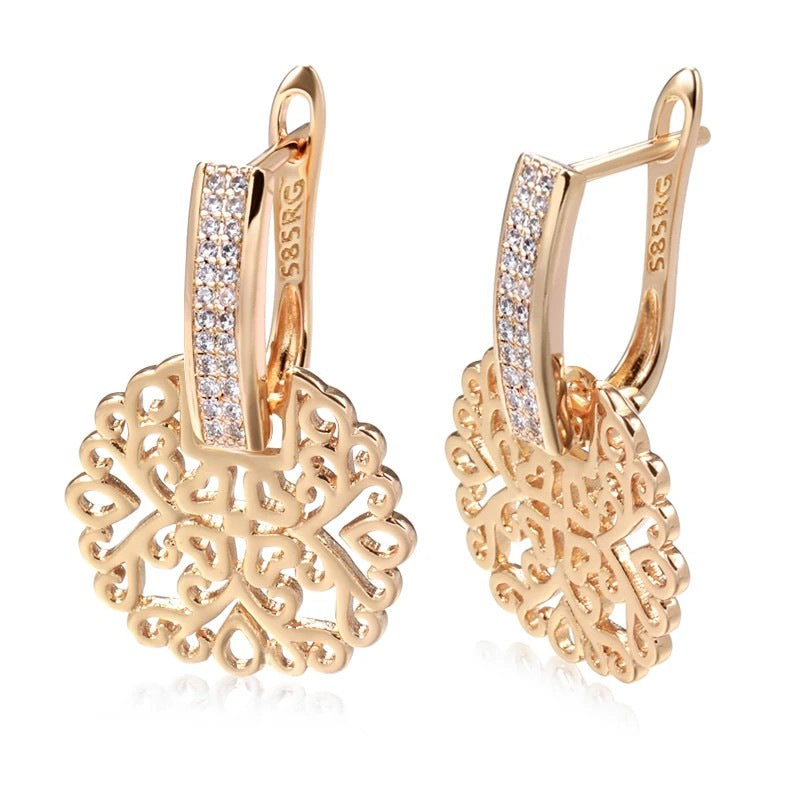 Natural Zircon Women's Pendant Earrings O1CN012cQO3521PWK5SYamL  3383596977 0 cib