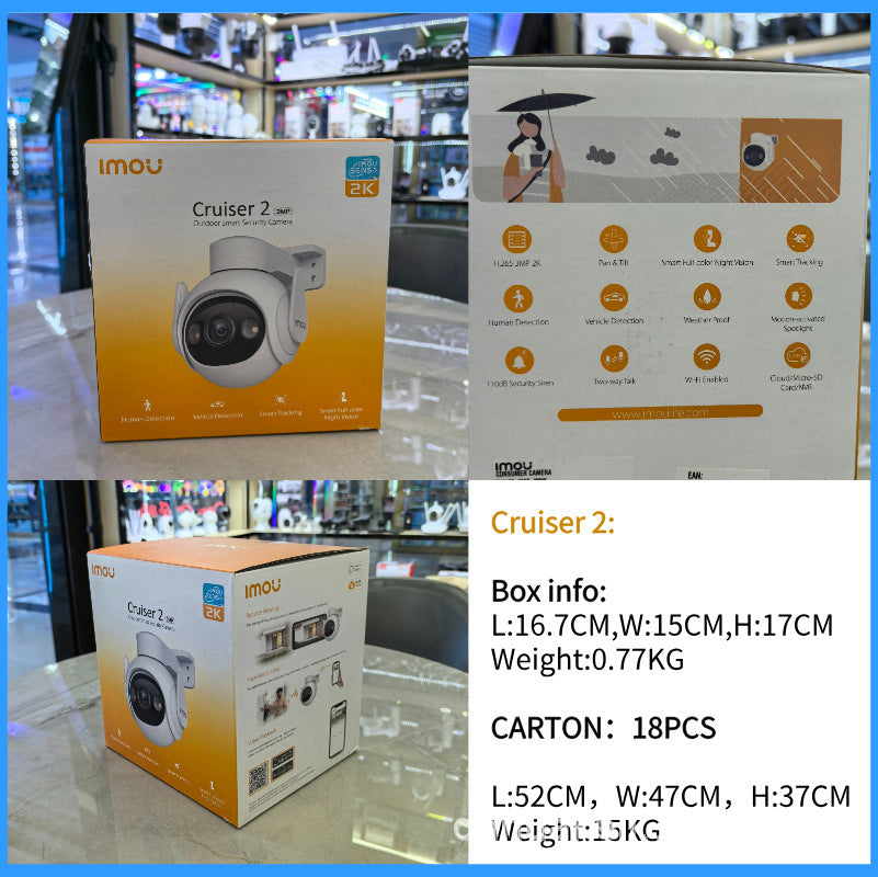 imou wifi camera cruser dual cell ranger bullet 2c orange english machine - 图片 15