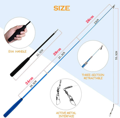 Cat Toy Cat Teaser Feather Handheld Three Sections Fishing Rod Suit O1CN012xnlN41yHmWaPjTzF  2179056554 0 cib