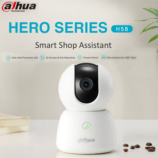 Dahua  indoor WiFi pan-tilt 360  Human Detection one-button two-way call HD camera H5B