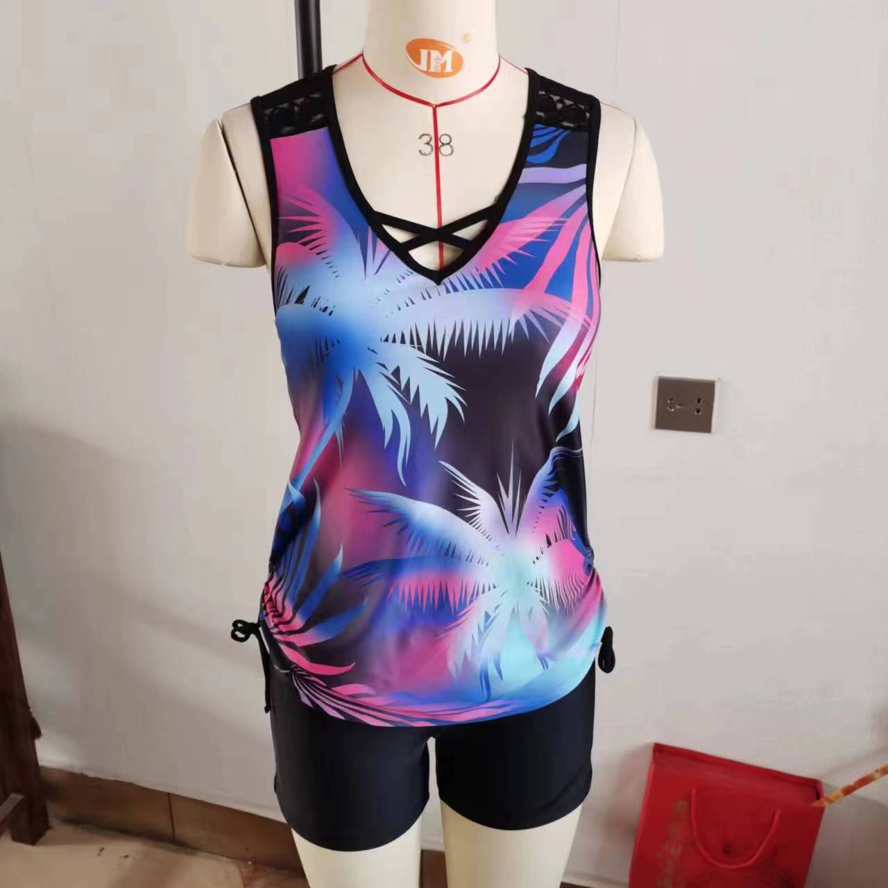 Women's Printed Lace Two-piece Swimsuit O1CN014V3J5t21IeE2rUypH  2924076962 0 cib