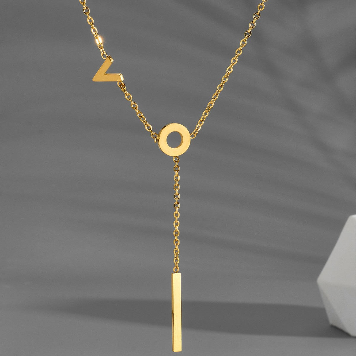 Titanium Steel Letter Fashion Personalized Necklace O1CN015CWCD9258Lxt4LPWl  2218546207481 0 cib