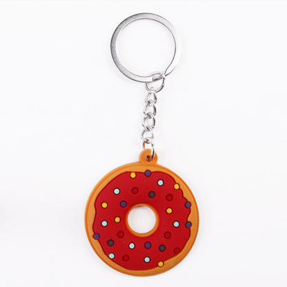 Simple Cartoon Cute Donut PVC Keychain O1CN0163QVfj2CpaRUvHl8e  2213234698523 0 cib