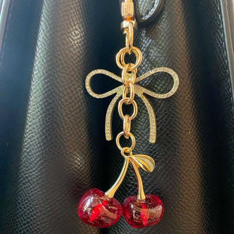 Exquisite Three-dimensional Fruit New Shiny Simulation Cherry Pendant Keychain O1CN016Whaog28Yrm4avISW  2218873617945 0 cib