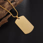High Polished Dog Tag Necklace Men's Stainless Steel Pendant Necklace O1CN017o7Y351PSJC2ghBBr  2206510641839 0 cib