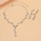 Fashion Crystal Necklace Ear Stud Bracelet Jewelry Accessories O1CN018rTv4T1ynqOXvlSOW  1988846624 0 cib