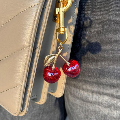 Exquisite Three-dimensional Fruit New Shiny Simulation Cherry Pendant Keychain O1CN019hnO3t28Yrm54wKpm  2218873617945 0 cib