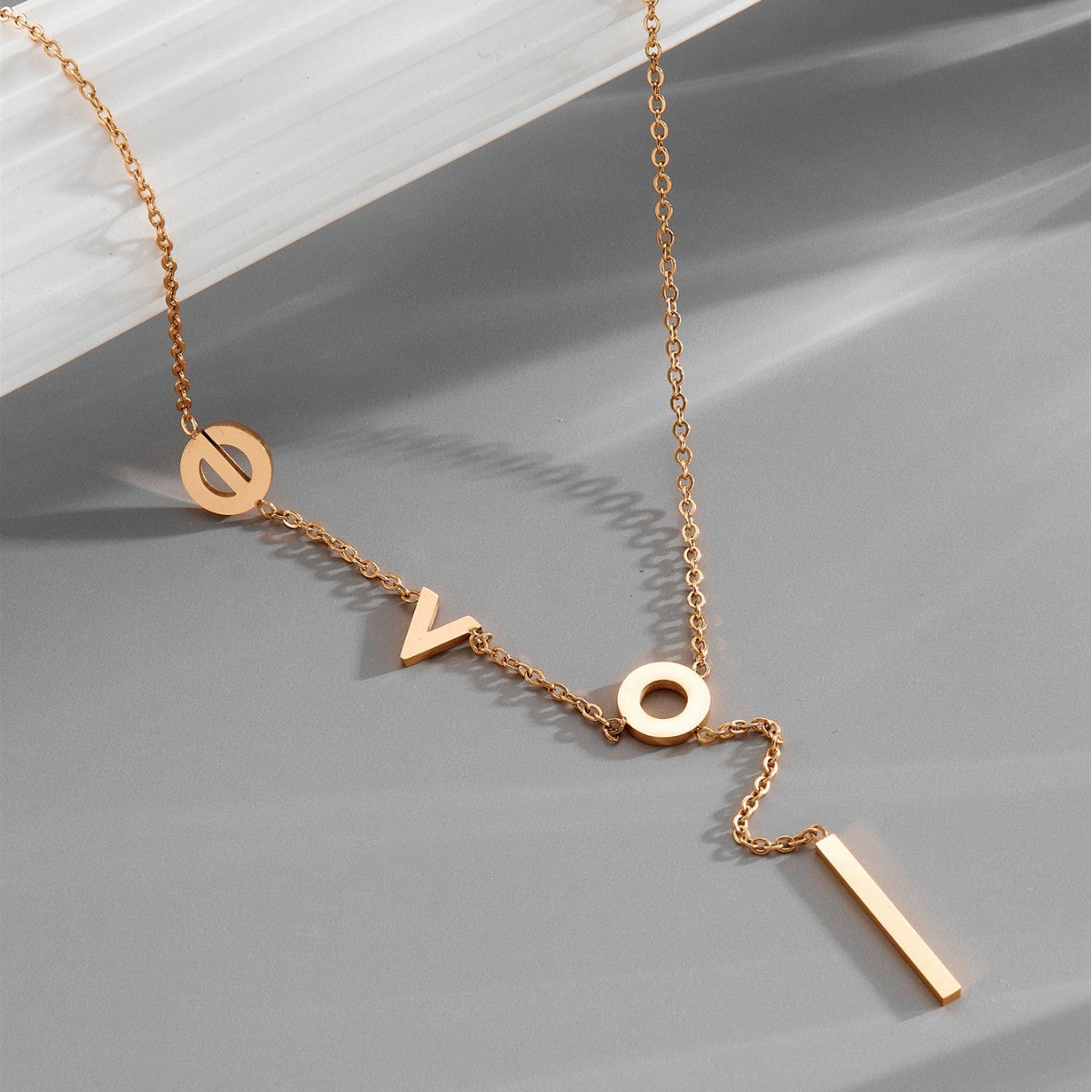 Titanium Steel Letter Fashion Personalized Necklace O1CN01AEYllz258LxtZ4d1H  2218546207481 0 cib