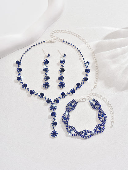 Fashion Crystal Necklace Ear Stud Bracelet Jewelry Accessories O1CN01AZvhAv1ynqYirZcoM  1988846624 0 cib