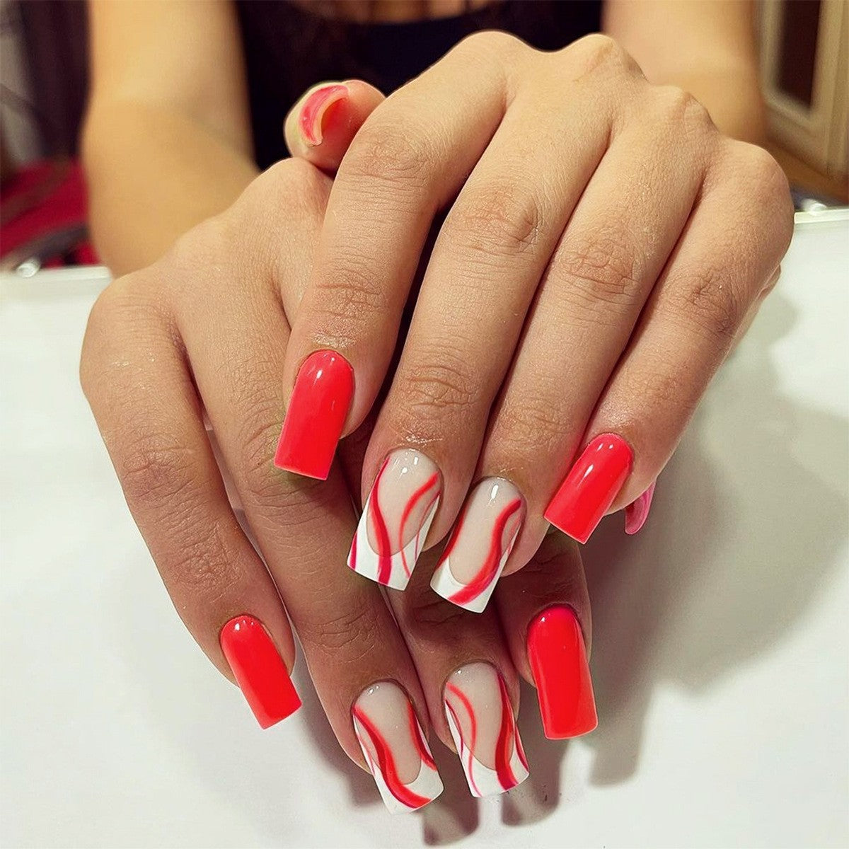 Women's European, American And French Style Pieces Fake Nail Patch O1CN01BXIlxw2EzmdfjkyI3  3195558816 0 cib