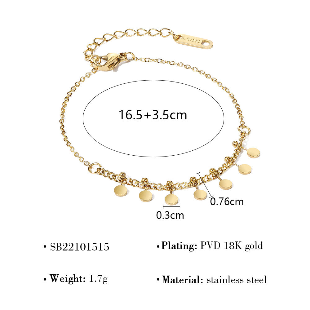Natural Stone Titanium Steel Bracelet French Retro Twin O1CN01Bby8Ic1TeSLJWFAKC  2838442407 0 cib