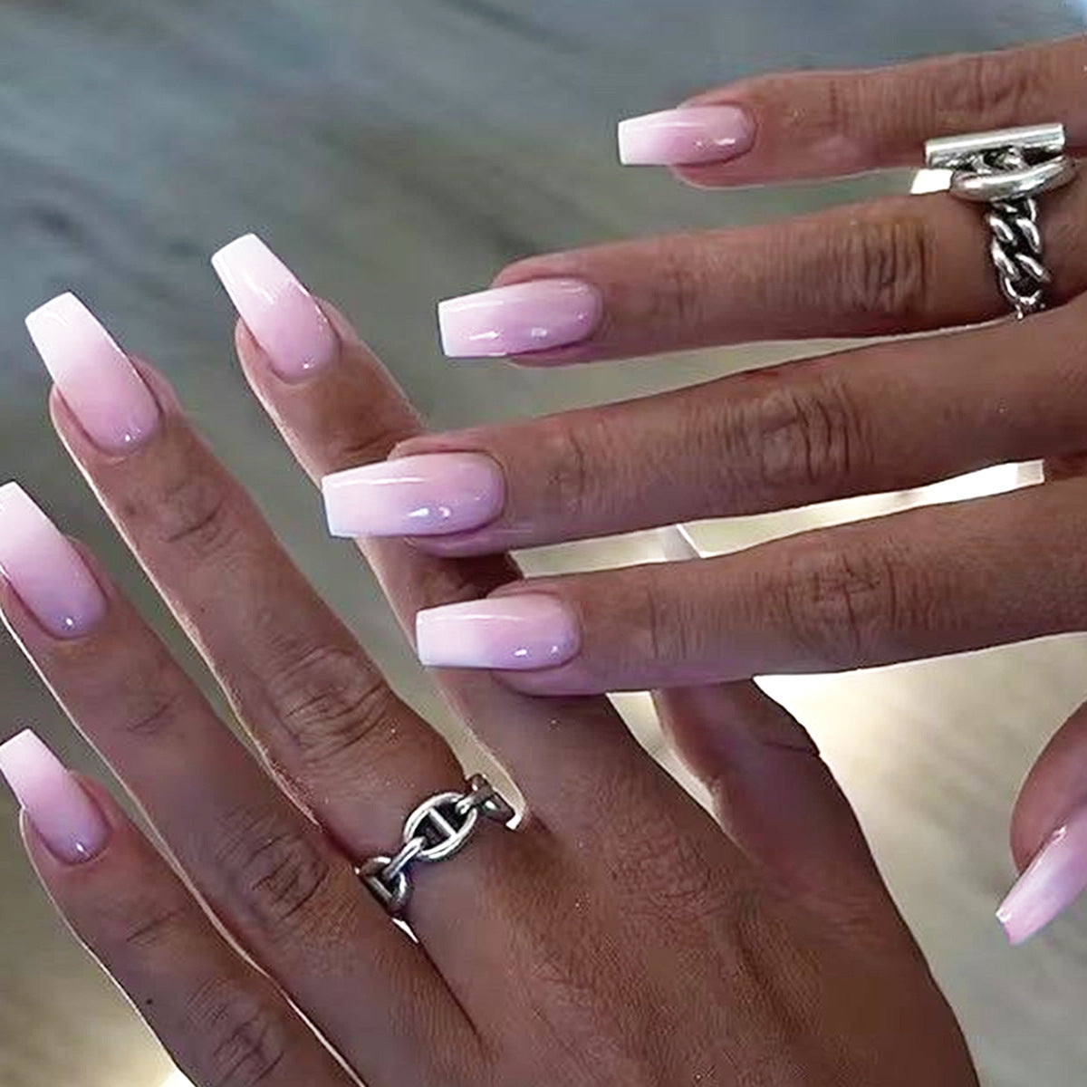 Women's European, American And French Style Pieces Fake Nail Patch O1CN01BfPpEr2EzmeCRock5  3195558816 0 cib