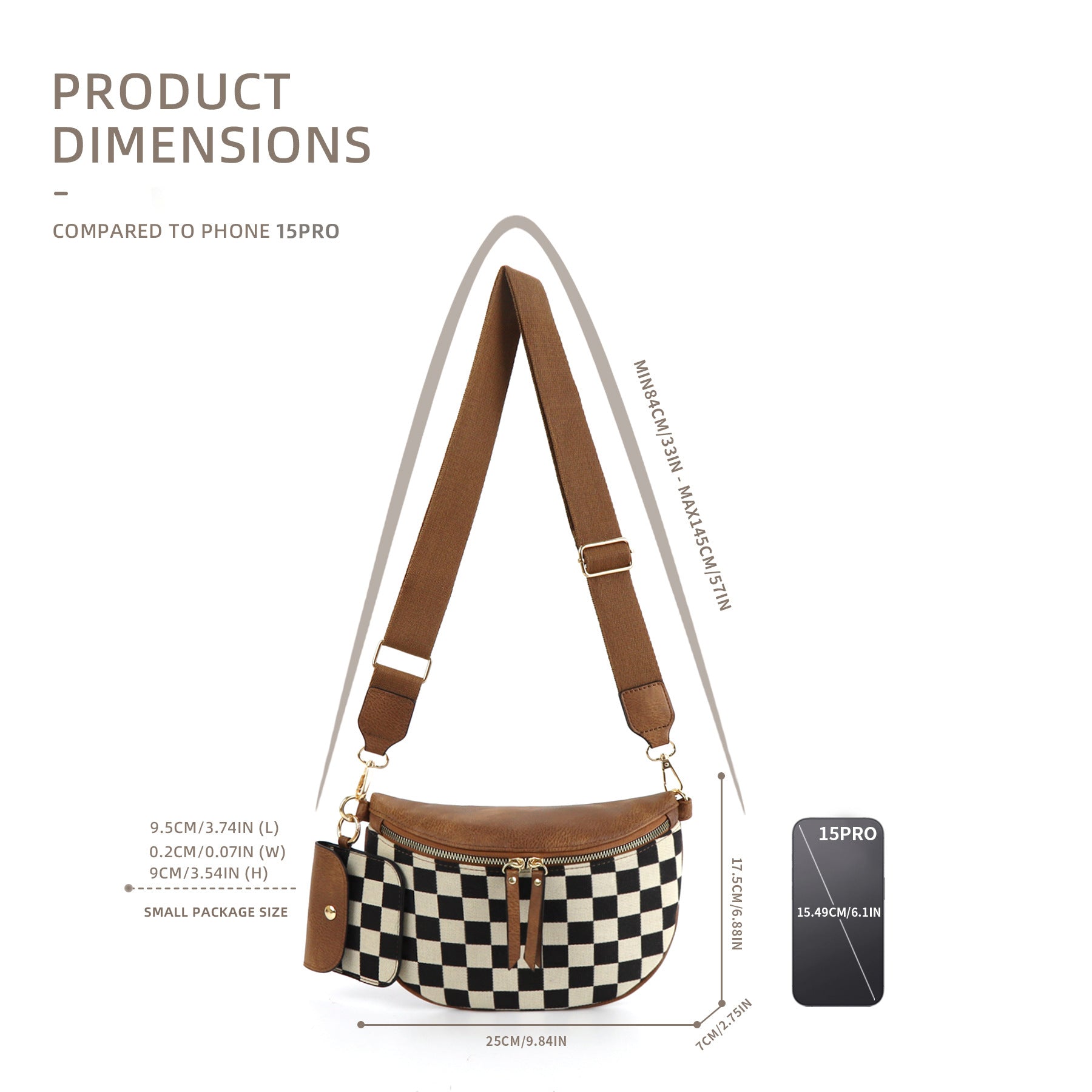 Plaid Waist Trendy All-match Messenger Bag O1CN01CQutjl1hL8GBiuEmD  2216757374260 0 cib