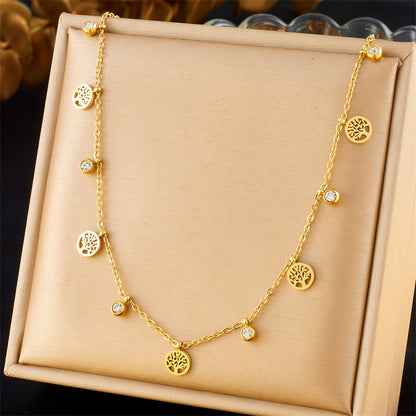 Simple Gold-plated Butterfly Wafer Accessory Pendant Chain O1CN01CkIa4W1moVkh1Fv0n  2380215001 0 cib