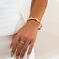 Liquid Irregular Lava Fold Open Bracelet O1CN01D0OMqk23QYUeJBArK  2218335037250 0 cib