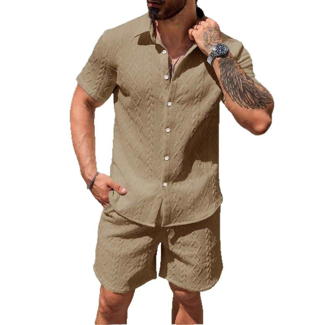 Men's Shirt Casual Loose Short Sleeves Shorts O1CN01DBPOqP1KjBvIPR29e  2216606661199 0 cib
