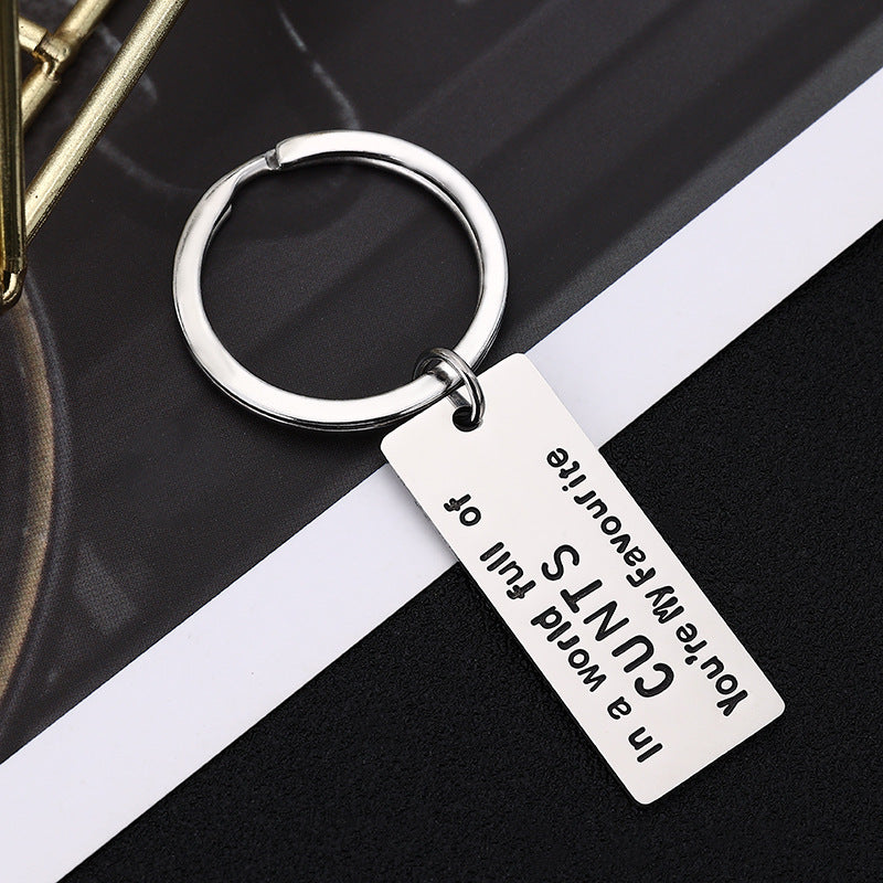 Funny Gift Print Stainless Steel Key Ring O1CN01El959C2E7HO2SYFO6  2200775798697 0 cib