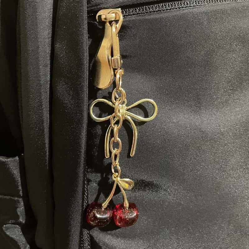 Exquisite Three-dimensional Fruit New Shiny Simulation Cherry Pendant Keychain O1CN01EnmdVt28YrlYcOKE4  2218873617945 0 cib