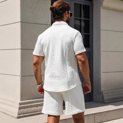 Men's Shirt Casual Loose Short Sleeves Shorts O1CN01FcZI7L1KjBvIdp7jc  2216606661199 0 cib