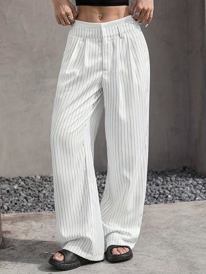 Stitching Suit Pants Simple Loose Drooping Straight-leg Pants O1CN01Gtn5Mj1WDq9umGfAT  2218107542755 0 cib