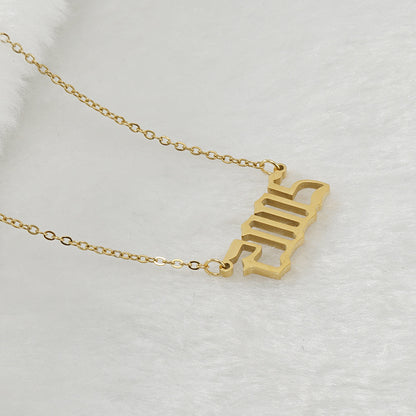 18K Stainless Steel 1990-2020 Year Necklace - HD Wireless Product #19