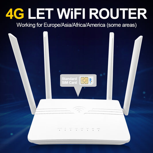 4G Wifi 300Mbps router card hotspot wireless LAN with 4 high gain antennas strong signal - 图片 1