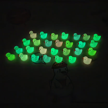 Resin Luminous Little Duck Hair Accessories Mini Car Creativity Micro Landscape Ornaments O1CN01HGY1eN1sRxtczfk46  2217842805