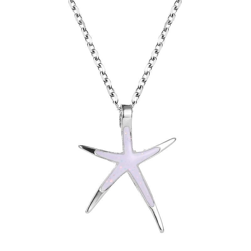 European And American New Starfish Pendant Fashion Simple Cute Starfish Women's Necklace O1CN01HNTn1M1gDW2BPa2HO  22142942541