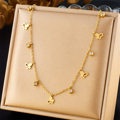 Simple Gold-plated Butterfly Wafer Accessory Pendant Chain O1CN01IIrP6c1moVkjxaa78  2380215001 0 cib