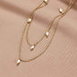 Women's 18K Gold-plated Natural Pearl Double-layer Twin Necklace O1CN01Jgc6HW22LEF0CPjI7  969377103 0 cib