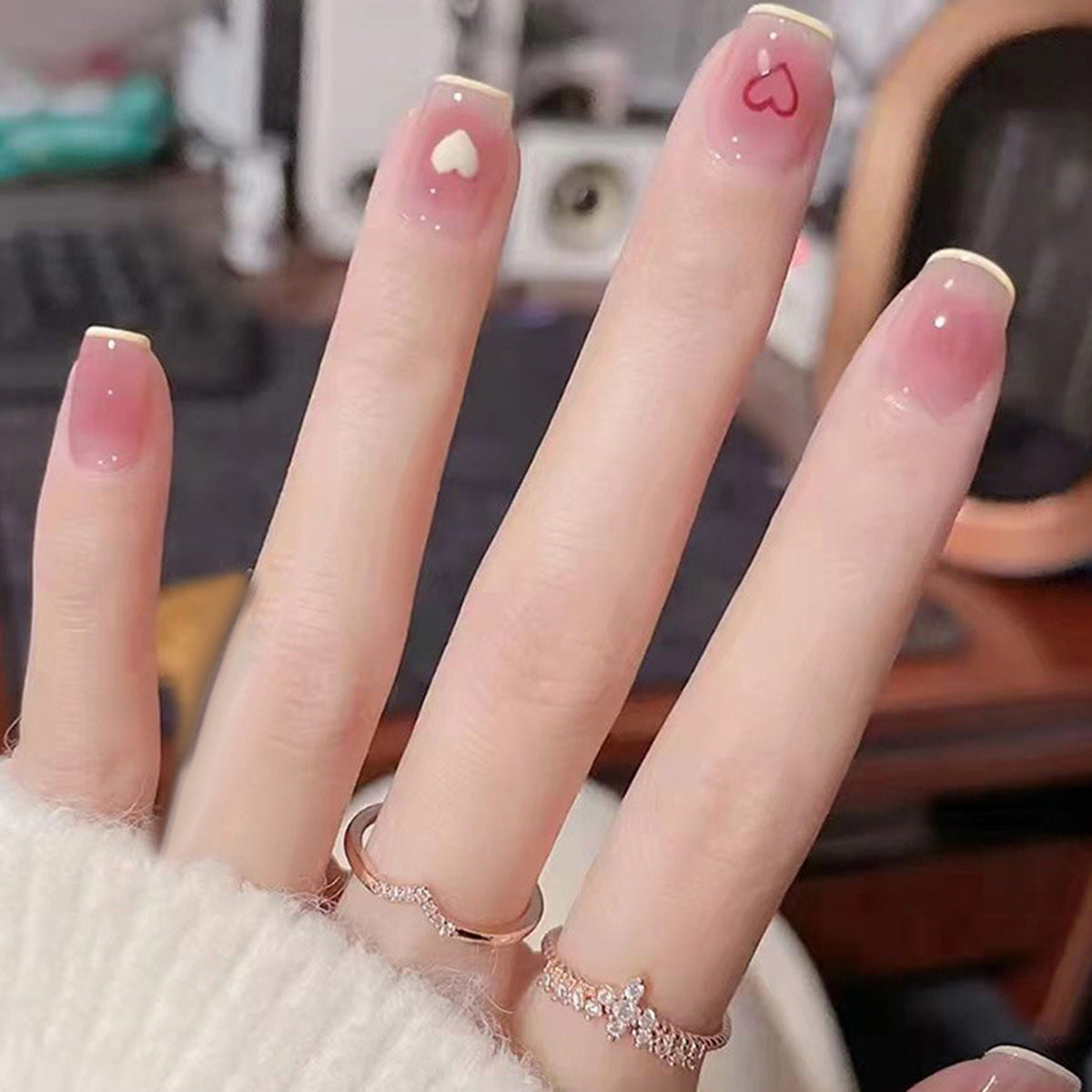Women's European, American And French Style Pieces Fake Nail Patch O1CN01KQuPmf2Ezmg3xNT0F  3195558816 0 cib